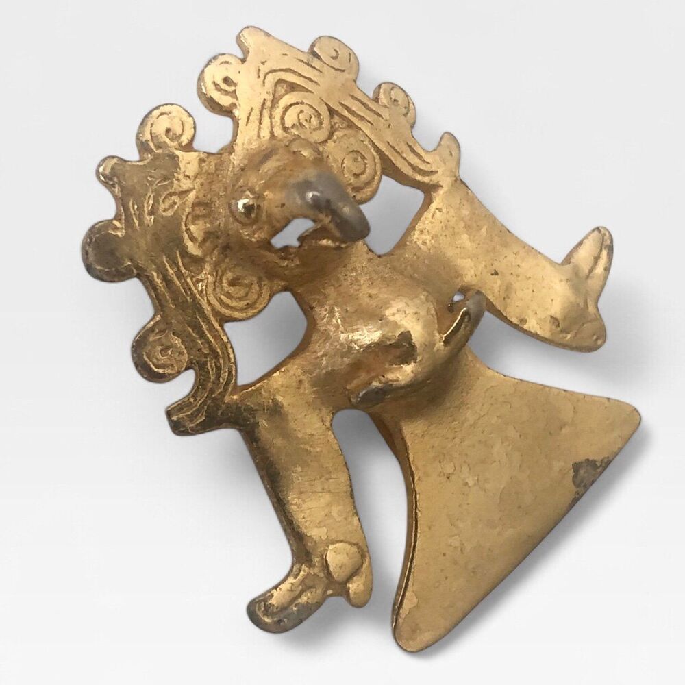 Alva Studios Mayan Aztec Bird Woman Brooch
